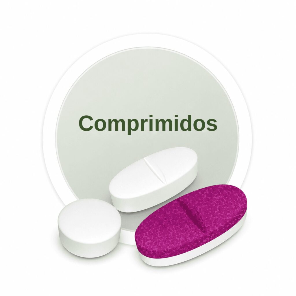 Complementos alimenticios en formato comprimidos